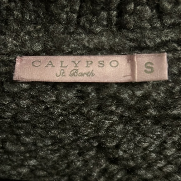 Calypso St. Barth Open Front Drape Sweater - Picture 3 of 8